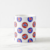 Kaffeetasse mit "Geh wählen"-Nadeln (Mittel)