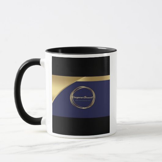Kaffeetasse mit Henkel. (Links)