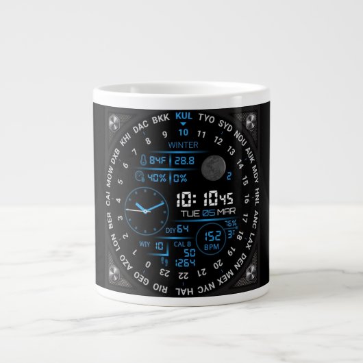 Kaffeetasse mit humorvollem Design Jumbo-Tasse (Vorderseite)