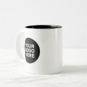 Kaffeetasse mit individuellem Firmenlogo Corporate (Vorderseite Links)