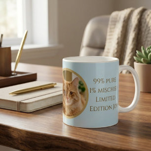Kaffeetasse mit individuellem Foto und Namen einer