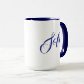 Kaffeetasse mit individuellem Namen (VorderseiteRechts)