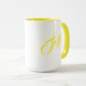 Kaffeetasse mit individuellem Namen (VorderseiteRechts)