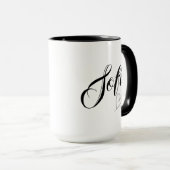 Kaffeetasse mit individuellem Namen (VorderseiteRechts)