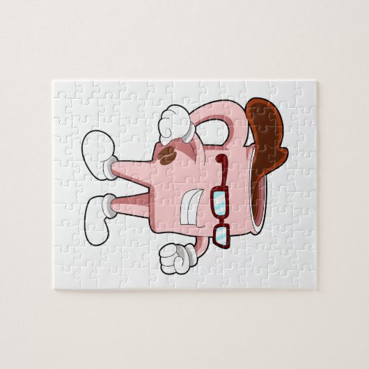 Kaffeetasse mit Kaffee Puzzle (Horizontal)