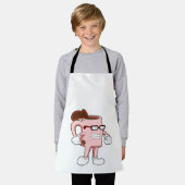 Kaffeetasse mit Kaffee Schürze (Getragen)