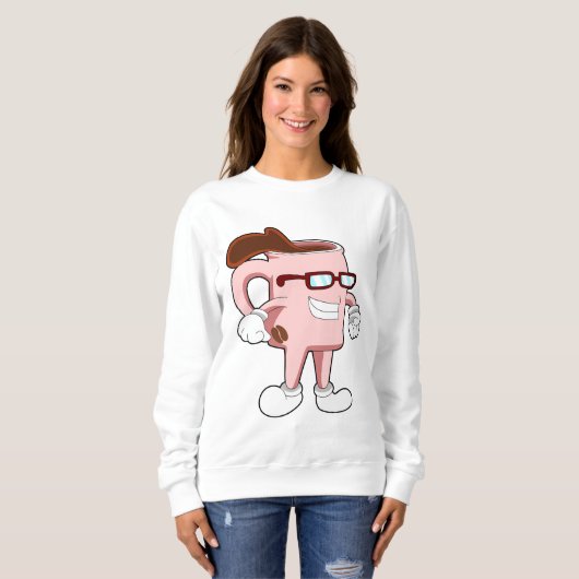 Kaffeetasse mit Kaffee Sweatshirt (Vorne ganz)