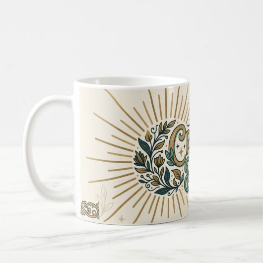 Kaffeetasse mit kreativem Design (Links)