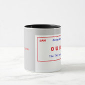 Kaffeetasse mit Massachusetts (Zentrum)