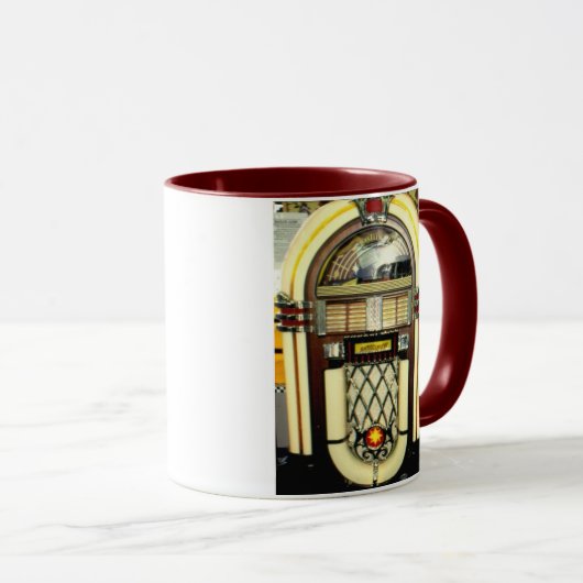 Kaffeetasse mit Musikautomaten "Tanz im hellen " (VorderseiteRechts)