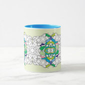 Kaffeetasse mit Muster (Zentrum)