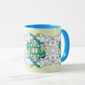 Kaffeetasse mit Muster (VorderseiteRechts)