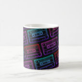Kaffeetasse mit neonfarbenem Multicolor-Cassette-M (Mittel)