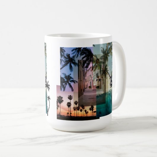 Kaffeetasse mit Palme (VorderseiteRechts)