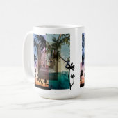 Kaffeetasse mit Palme (Vorderseite Links)