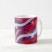 Kaffeetasse mit patriotischem Design (VorderseiteRechts)
