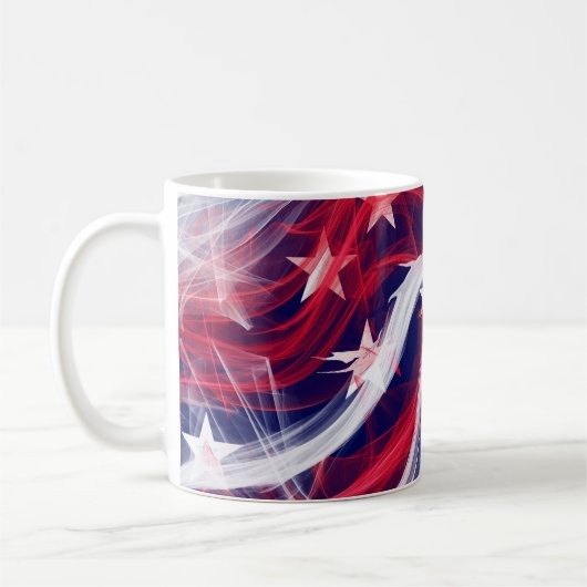 Kaffeetasse mit patriotischem Design (Links)