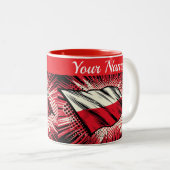 Kaffeetasse mit polnischer Flagge (VorderseiteRechts)
