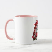 Kaffeetasse mit quilted Love Regenbogen (Links)