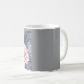 Kaffeetasse mit rosa Kirschblütenbaum Ästhetik Spr (VorderseiteRechts)