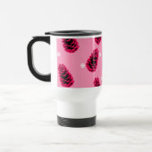 Kaffeetasse mit rosa Tannenzapfen (Links)