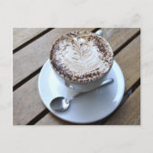 Kaffeetasse mit Sahne Postkarte (Vorderseite)