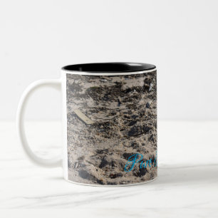 Kaffeetasse mit Sandstrand