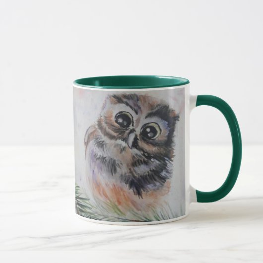 Kaffeetasse mit süßer Eule (Rechts)