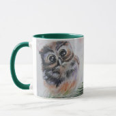 Kaffeetasse mit süßer Eule (Links)