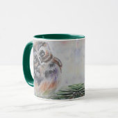 Kaffeetasse mit süßer Eule (Vorderseite Links)