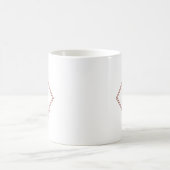 Kaffeetasse | Moderne geometrische Monogramm-Initi (Mittel)