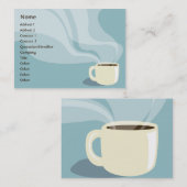 Kaffeetasse - mollig visitenkarte (Vorne/Hinten)