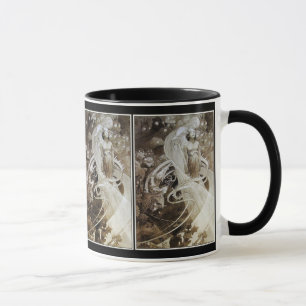 Kaffeetasse: Mucha-Illustration aus Le Pater Tasse