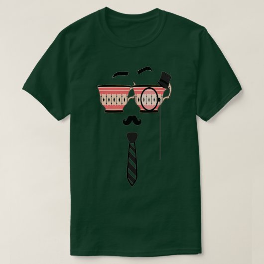 Kaffeetasse niedlicher Herr T-Shirt (Design vorne)