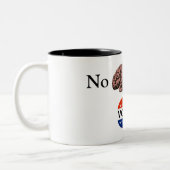 Kaffeetasse 'No Brainer Vote' (Links)