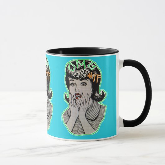 Kaffeetasse OMG GOP WTF (Rechts)
