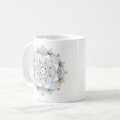 Kaffeetasse Original-Mandala-Design 2-seitig Braun (Vorderseite Links)