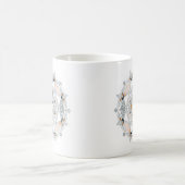 Kaffeetasse Original-Mandala-Design 2-seitig Braun (Mittel)