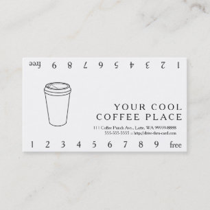 Kaffeetasse (Papiertogo) Treuekarte