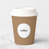 Kaffeetasse Pappbecher (Vorderseite)