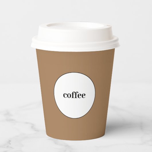 Kaffeetasse Pappbecher (Vorderseite)