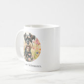 Kaffeetasse – Peace Love Schnauzer-Hundetasse (Vorderseite Links)