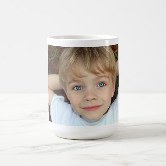 Kaffeetasse personalisiertes Foto (Mittel)