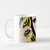 Kaffeetasse - Pop Art O-K (Links)