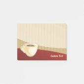 Kaffeetasse Post-it Klebezettel (Vorderseite)