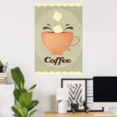 Kaffeetasse Poster (Heimbüro)