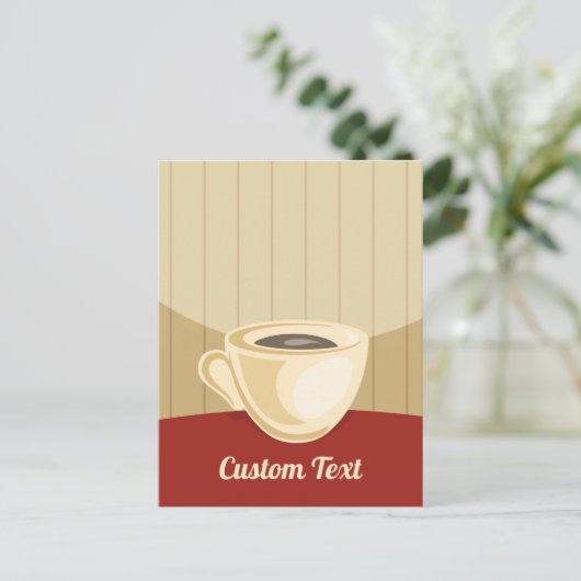 Kaffeetasse Postkarte (Stehend Vorderseite)