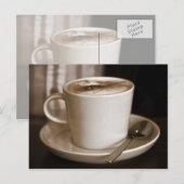 Kaffeetasse Postkarte (Vorne/Hinten)