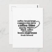 Kaffeetasse Postkarte (Vorne/Hinten)