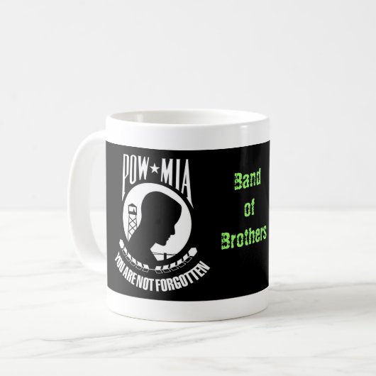 Kaffeetasse - POW/MIA (Vorderseite Links)